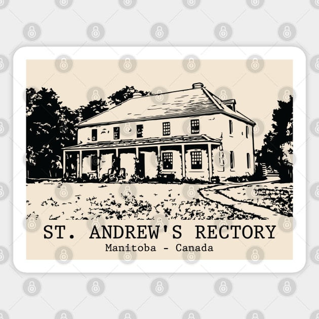 St. Andrew's Rectory - Manitoba Magnet by Lakeric